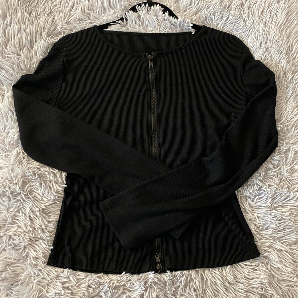 Black Zipped shirt